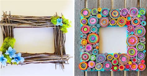 creative handmade picture frames.